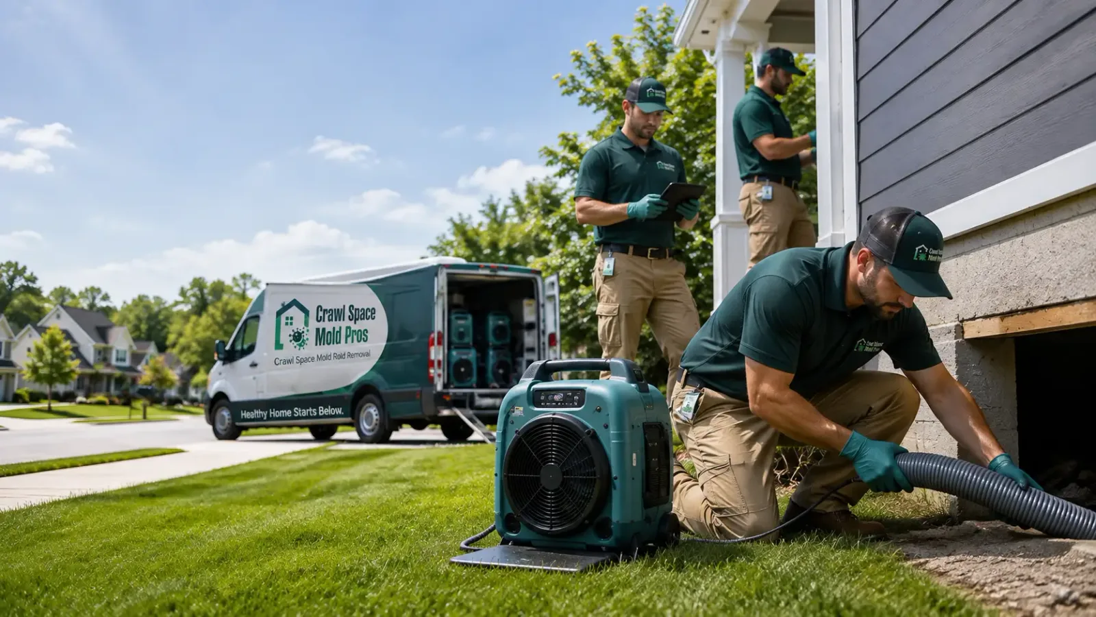 Crawl Space Mold Removal in Houghton Lake Heights, MI